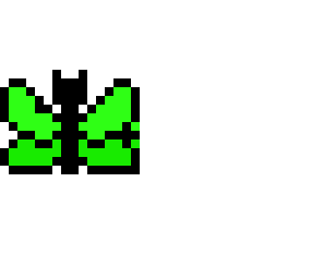 green butterfly