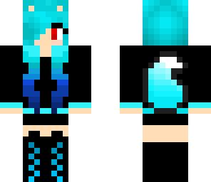 blue wolf girl