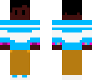 blue and pink