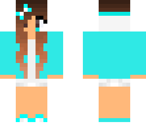 teal gamer girl