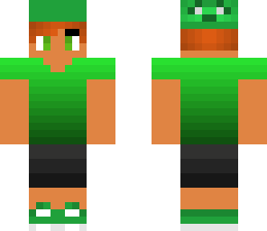 neon green boy