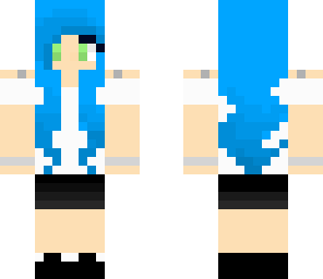 blue hair girl