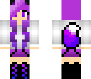 purple fox girl