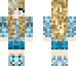 blue pixelcraft