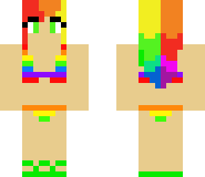 rainbow bikini