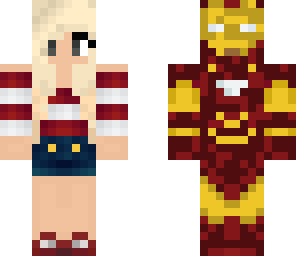 iron man on back