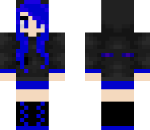 ender girl blue