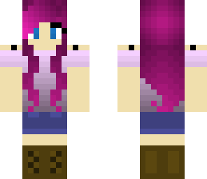 pink haired girl