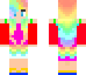 rainbow girl