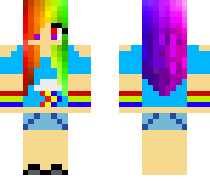 rainbow dash girl edited