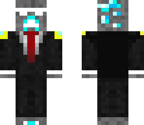 diamond creeper with white cool glasses