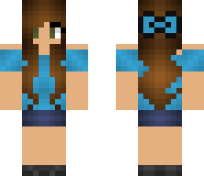 blue bow