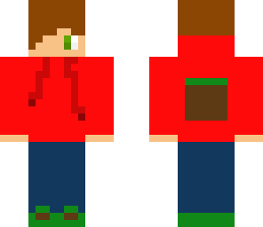 guy with a red hoodie