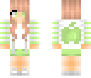 green apple girl