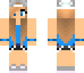 blue girl