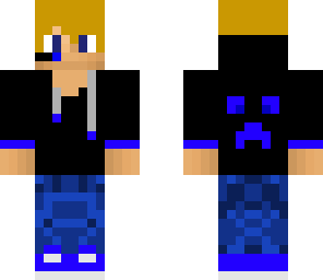 blue gamer boy