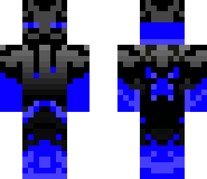 blue gaming enderman 