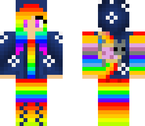 rainbow nyan cat girl
