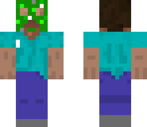 steve whith creeper mask