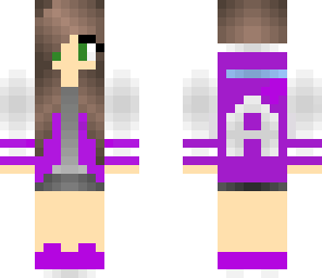 purple jacket gurl