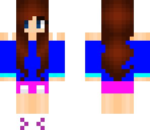blue girl