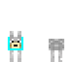 blue tamed wolf