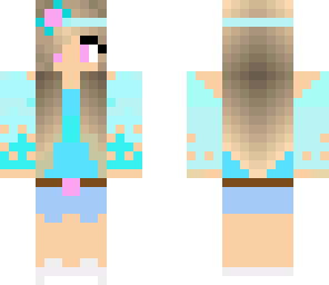 blue girl