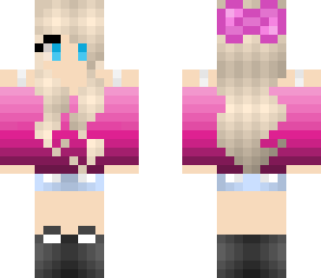 cute pink girl