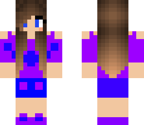 purple water girl