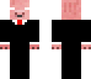 tuxedo herobrine pig gamer