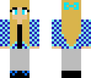 blue girl