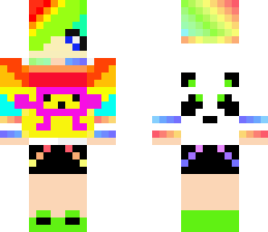 remake of panda girl skin