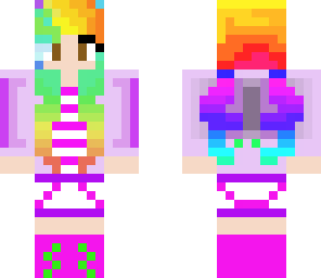 cute rainbow skin