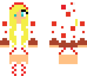 blonde cake girl