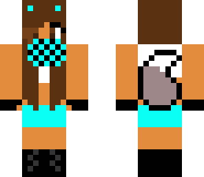 blue warrior wolf girl