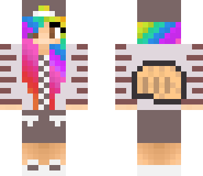 rainbow gamer girl