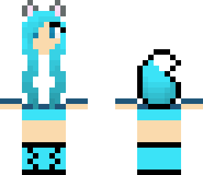 blue wolf girl