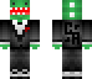 dino in a tux