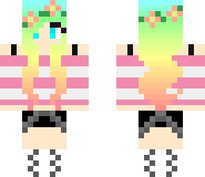 rainbow flower girl
