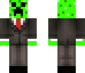 creeper in a suit with a headset