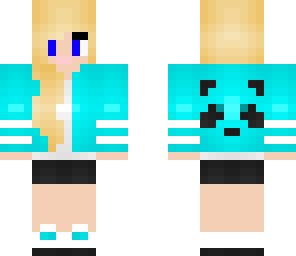 panda sweater blue eyes