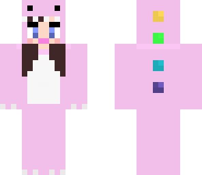 mdgirl3 in a dinosaur skin- pink