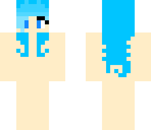 aqua blue skin base