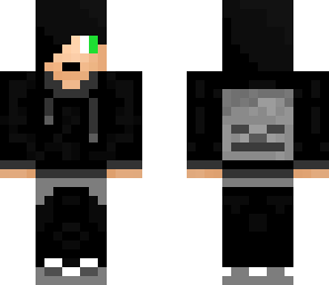 goth skeleton boy