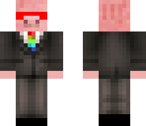 red glasses pig