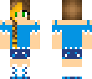 blue tanktop girl