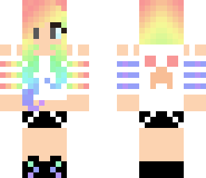 rainbow creeper girl