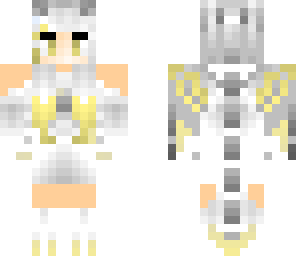 gold-silver dragongirl