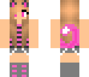 pink cat girl