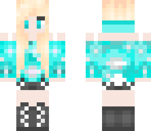 cute blue girl